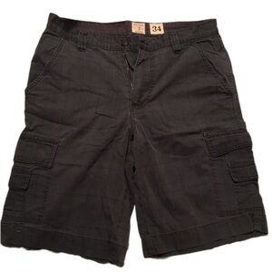 Men's Charcoal Cargo Shorts NEW